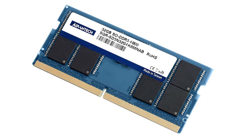 Industrial Memory, SODIMM DDR5 4800 32GB 2Gx8 0-85C Wide Temperature, Samsung chip